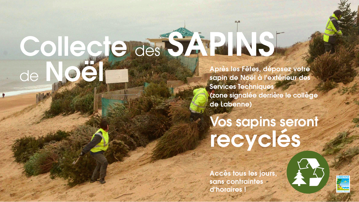 recyclage des Sapins de Noël - LABENNE recyclage des Sapins de Noël - LABENNE